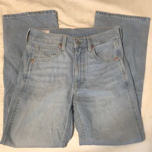 Gap vintage high flare high rise light wash jeans 26 size 2p